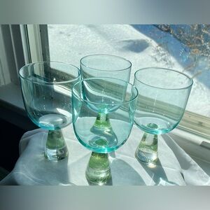 Anthropologie Ramona wine glasses set of 8